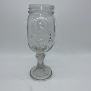 Bubba Gump Shrimp Company‎ canning Jar Redneck Stemare Wine Beer Clear  Glass